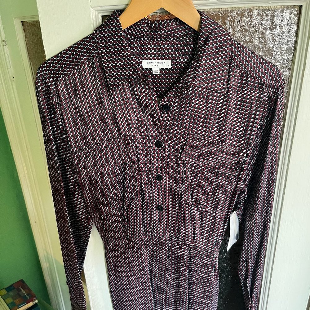 NWT Equipment Shirtdress with Belt